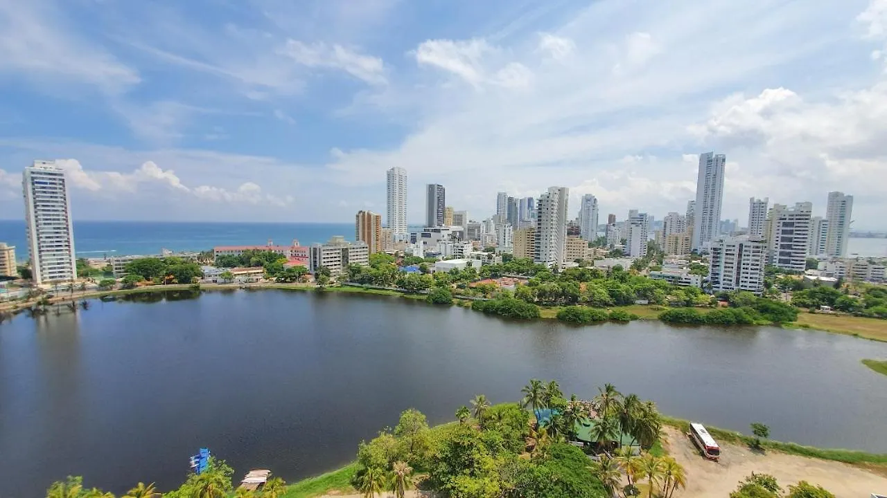 Apartamento Hermoso Apto Frente A La Playa Piso 15 De 2 Habitaciones Cartagena Colombia