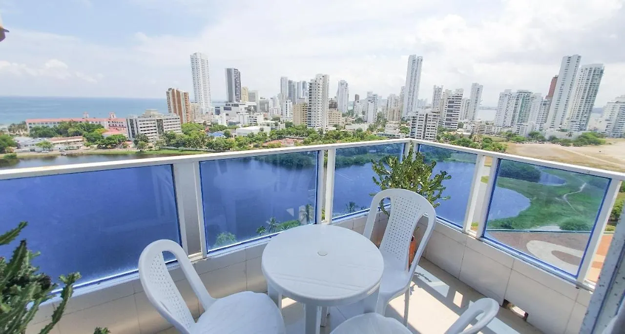 Hermoso Apto Frente A La Playa Piso 15 De 2 Habitaciones Cartagena